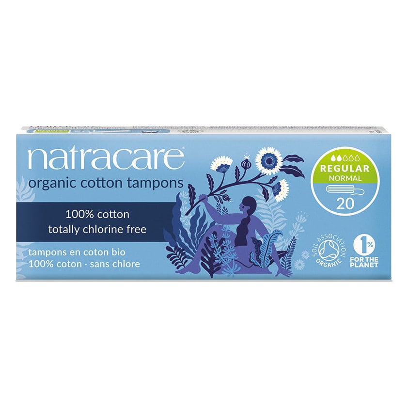 Natracare Organic Cotton Tampons Regular (20 pack)