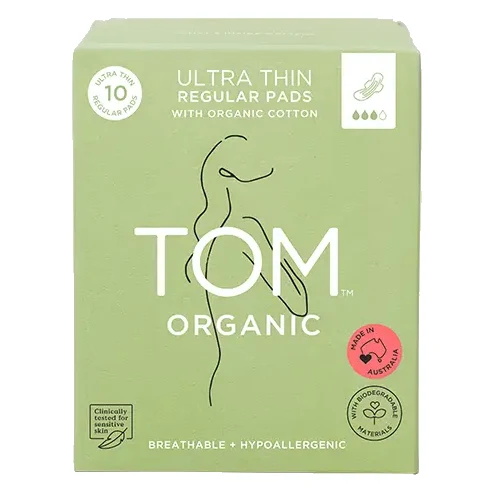 TOM Organic Ultra Thin Regular Pads (10 pack)